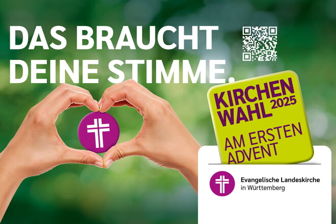 <b>DAS BRAUCHT DEINE STIMME.</b><br>Kirchenwahlen 2025